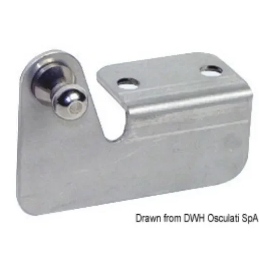 Osculati - Square embossed plate w/ball L - 38.013.18 product image