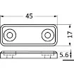 Osculati - Magnetic lock flat mounting black - 38.107.43 product image