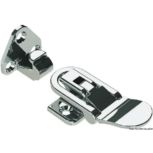 Osculati - Lock for hoods and hatches, 90&amp;#176; hook type, lightweight and sturdy - 38.107.70 product image