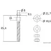 Osculati - Hidden vertical lock white - 38.109.01 product image