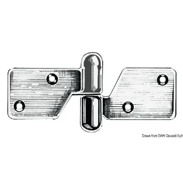 Osculati - Hinge 3812100 right - 38.121.00DX product image