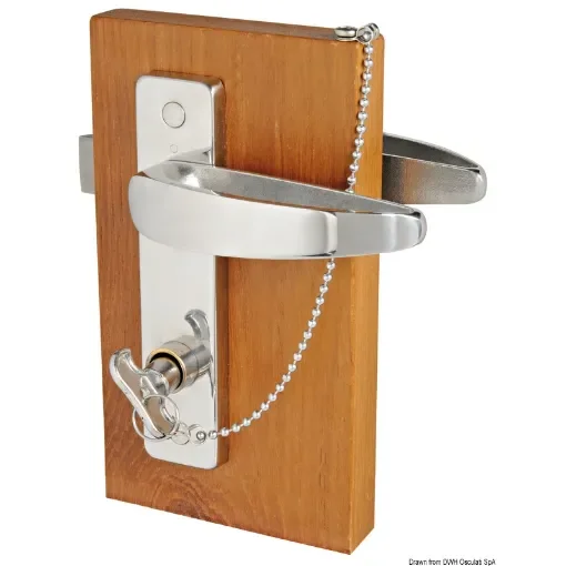 Osculati - Smart pair of handles w/plates RH inside +outside - 38.129.15 product image