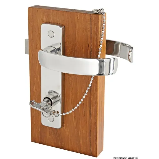 Osculati - Contemporary pair of handles w/plates RH outside + inside - 38.129.17 product image