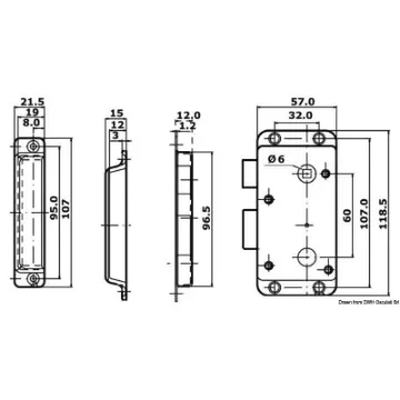 Osculati - Handless lock internal right - 38.129.50 product image