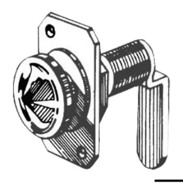 Osculati - Small rotating latch lock - 38.131.65 product image