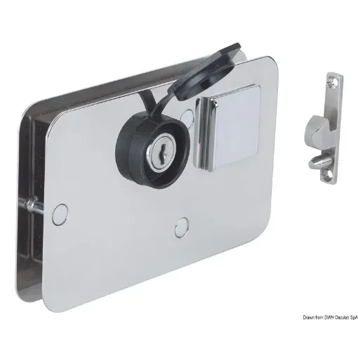 Osculati - Universal RIGHT/ LEFT lock for sliding doors - 38.132.05 product image