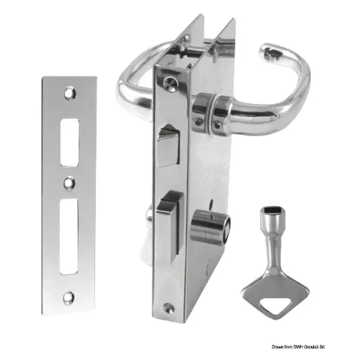 Osculati - Lock left without handle 133x70 mm - 38.135.03 product image