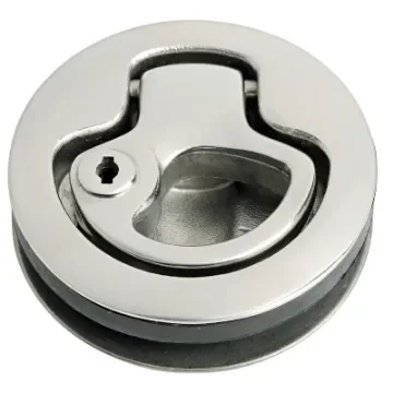 Osculati - Flush pull latch AISI316 w/stop with lock - 38.147.06 product image