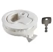 Osculati - Flush pull latch white nylon with lock - 38.147.20 product image