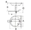 Osculati - Lift and turn latch with cover - 38.151.00 product image