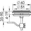 Osculati - Flush pull, SS, no lock - 38.152.01 product image
