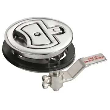 Osculati - Flush latch AISI316 with lock &amp;#216;90 mm - 38.152.61 product image