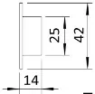 Osculati - Riscontro ad incasso per fermaporte 38.155.34/35 - 38.155.45 product image