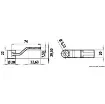 Osculati - Spare lever for flush latch 29.5 mm - 38.159.81 product image