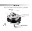 Osculati - PUSH LOCK Eclipse pull latch with lock - 38.163.02 product image