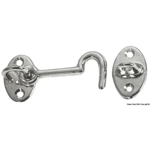 Osculati - Chromed brass doorstop hook 100 mm - 38.174.10 product image