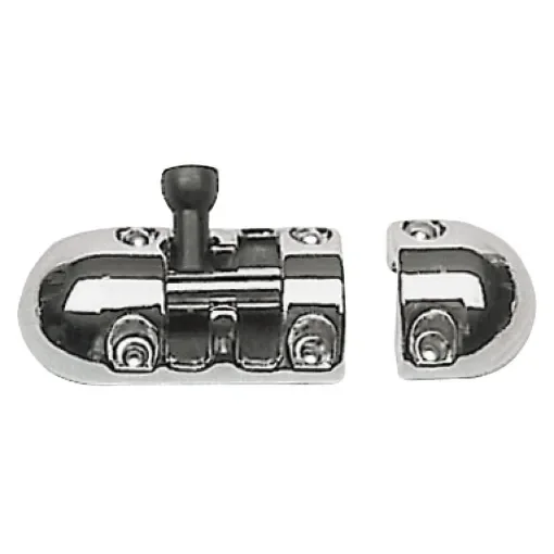 Osculati - AISI316 mirror polished bolt lock 85x31 mm - 38.177.01 product image