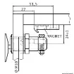 Osculati - Flush Lock oval Typ A Magnetic - 38.179.45 product image
