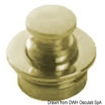 Osculati - Polished brass knob 23 mm - 38.181.28 product image