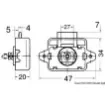 Osculati - Mini push-lock chromed brass 16 mm - 38.182.01 product image