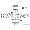 Osculati - Push-lock nylon/chromed brass 19 mm - 38.182.10 product image