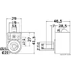 Osculati - SELF-LATCHING pushbutton spring lock - 38.182.54 product image