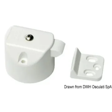 Osculati - Lock for cabinet door white plastic - 38.185.01 product image