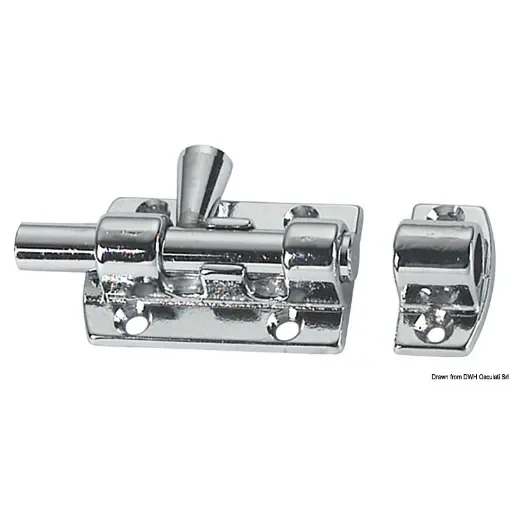 Osculati - Cast chromed brass blocking latch 90 mm - 38.188.20 product image