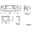 Osculati - Snap lever lock - white - 38.191.11 product image