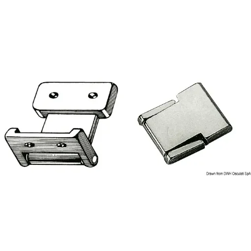Osculati - “Flush Deck” hinges for small hatches - 38.196.00 product image
