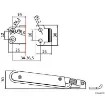 Osculati - Pearl stainless steel lever latch - 38.202.00 product image