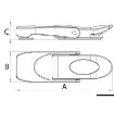 Osculati - SS lever latch 100 x 32 mm - 38.213.01 product image