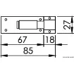 Osculati - Sliding bolt lock - 38.214.00 product image