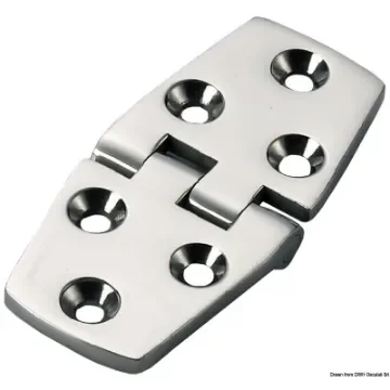 Osculati - Flush hinge 5mm AISI316 38x74 mm - 38.287.00 product image