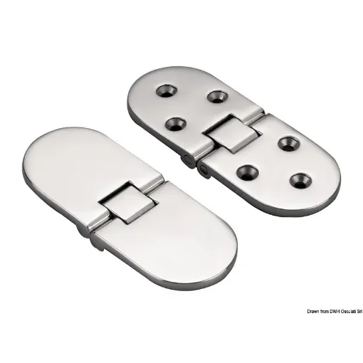 Osculati - Microcast hinge w/studs 80 x 30 mm - 38.290.10 product image