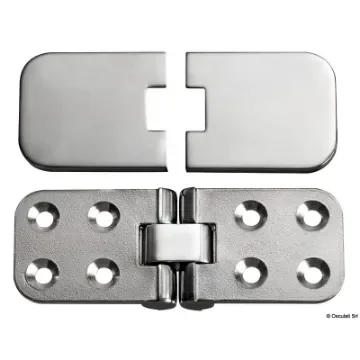 Foldable precision hinge, 180° rotation and screw cover product image