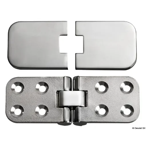 Foldable precision hinge, 180° rotation and screw cover product image
