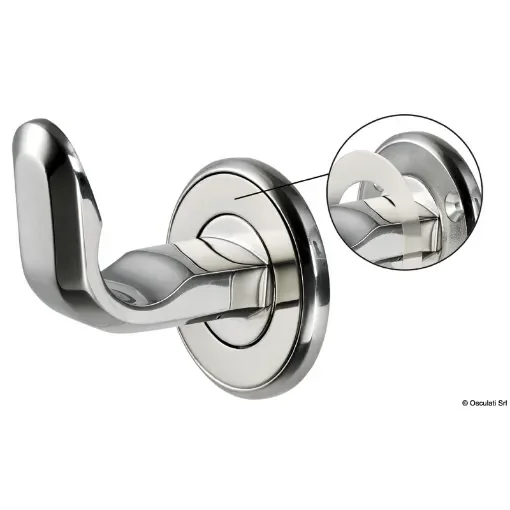 Osculati - High-resistance hook with hidden screws - 38.301.15 product image