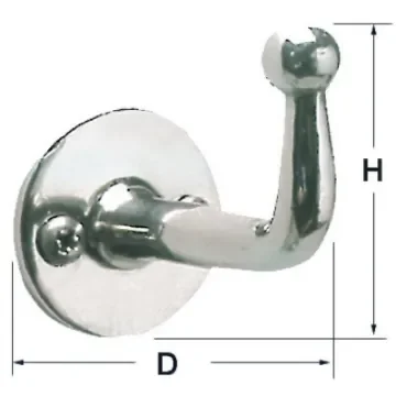 Osculati - Polished SS hook 47x27 mm - 38.313.70 product image