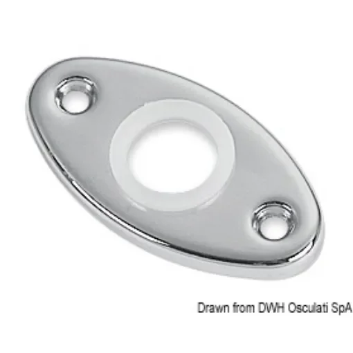 Osculati - Handle washer &amp;#216; 28x53 mm oval hole - 38.348.10 product image