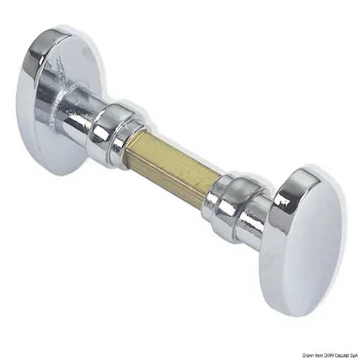 Osculati - Classic Oval M chromed brass handle 26x51 mm - 38.395.00 product image