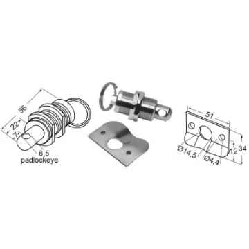 Osculati - Locker latch - 38.405.50 product image