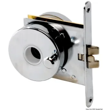 Osculati - Recess-fit simple chr brass w/locking 66x60x9 mm - 38.409.72 product image