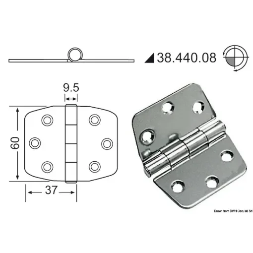 Hinges 2 mm thickness product image
