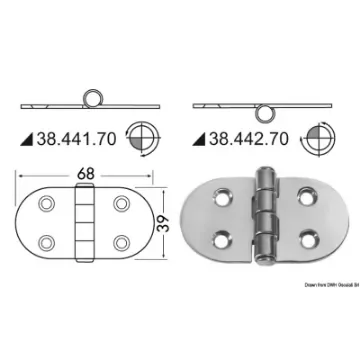 Hinges 2 mm thickness product image