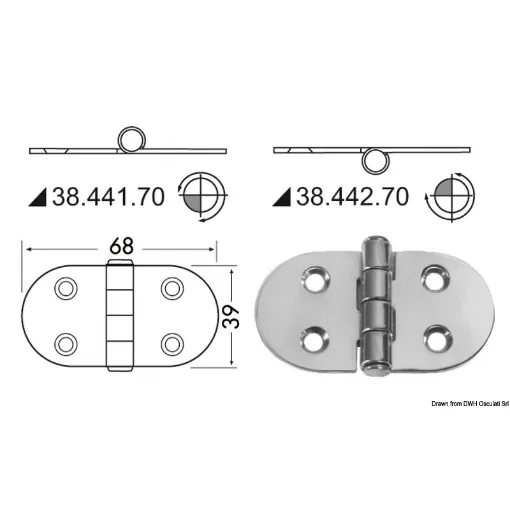 Hinges 2 mm thickness product image