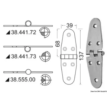 Hinges 2 mm thickness product image