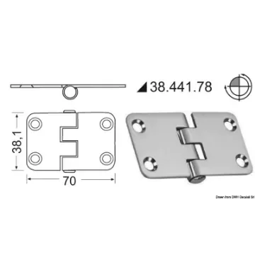 Hinges 2 mm thickness product image