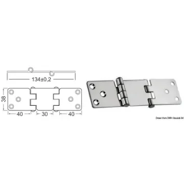 Osculati - 2-mm overhang hinges - 38.441.82 product image