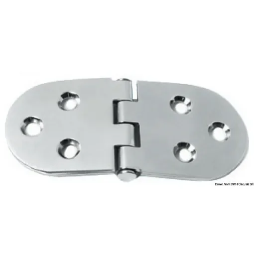 Osculati - Hinge reversed pin heavy duty 130x60 mm - 38.455.02 product image